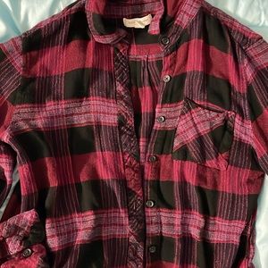 Maroon Flannel